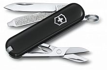 Нож перочинный Victorinox Classic Dark Illusion, 58 мм., 7 функций (карт. коробка) (0.6223.3G)