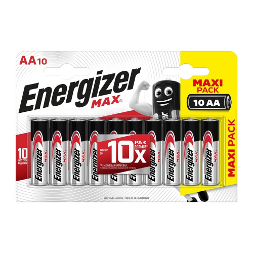 Элемент питания ENERGIZER  LR6 Max (10 бл)   (120) (E301534601)