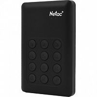 Внешний HDD  Netac  2 TB K390 чёрный, 2.5", USB 3.0 (NT05K390K-002T-30BK)