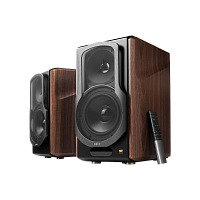Колонка (пара) EDIFIER S2000MK III brown.Bth5.0.4дин.Мощ:130Вт.Част.х-ка:45Гц-40кГц.компл:пульт упр,каб.3.5мм-RCA,каб.RCA-RCA,оптовол.каб. (1/1) (80002786)