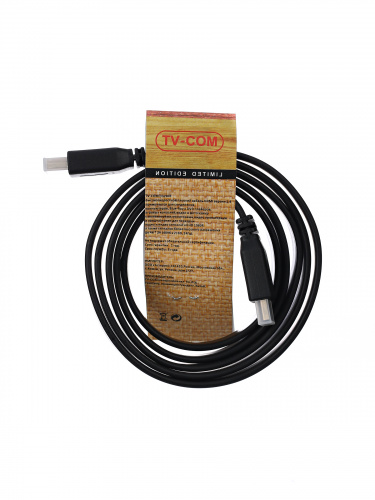Кабель HDMI 19M/M 1.4V плоский 1.5m TV-COM <CG200F-1.5M>  (1/150) фото 3