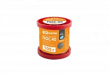 Припой ПОС 40, проволока, ГОСТ 21931-76, Ø1 мм, 100 г, катушка, серия "Алмаз" TDM (1/10/80) (SQ1025-0320)