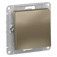 Механизм выключателя 1-кл. С/У ATLASDESIGN 10А IP20 (сх. 1) 10AX с самовозвратом механизм шампань Systeme Electric ATN000515 (1/5/20)