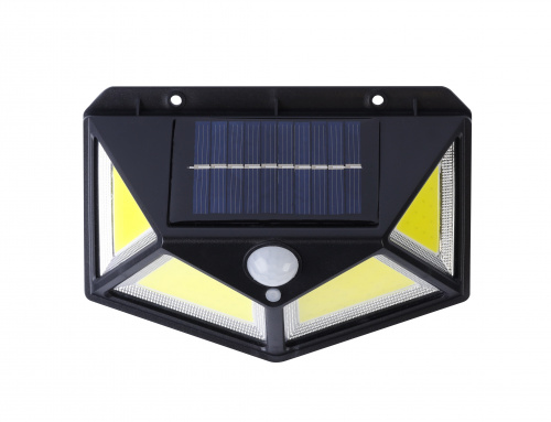 Светильник SMARTBUY настенный на солнечных батареях, с датчиком движения, 10 Вт COB, аккумулятор Li-ion 1200мАч, черный (SBF-22-MS) (1/100) Светильник SMARTBUY настенный на солнечных батареях, с датчиком движения, 10 Вт COB, аккумулятор Li-ion 1200мАч, черный (SBF-22-MS) (1/100)