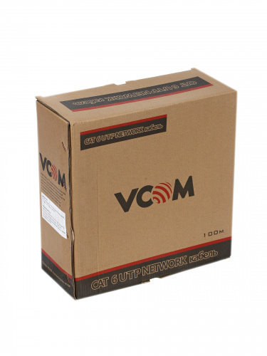 Кабель VCOM UTP 4 пары кат.6 (бухта 100м) (1/4) (VNC1020) фото 3 Кабель VCOM UTP 4 пары кат.6 (бухта 100м) (1/4) (VNC1020) фото 3