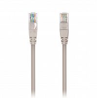 Патч-корд литой Smartbuy UTP Кат.5е 10м серый (K-09100-50)/20