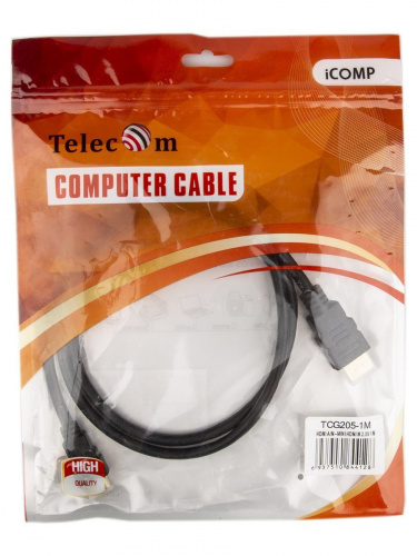 Кабель HDMI-19M --- MiniHDMI-19M ver 2.0+3D/Ethernet,1m TELECOM <TCG205-1M> (1/70) фото 7