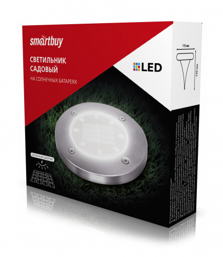 Светильник SMARTBUY садовый на солнечной батарее, метал, 11, 5x13 см (SBF-113) (1/48) Светильник SMARTBUY садовый на солнечной батарее, метал, 11, 5x13 см (SBF-113) (1/48)