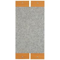 Когтеточка угловая ковролиновая 50*24 см с люверсом (1/48) (103651)