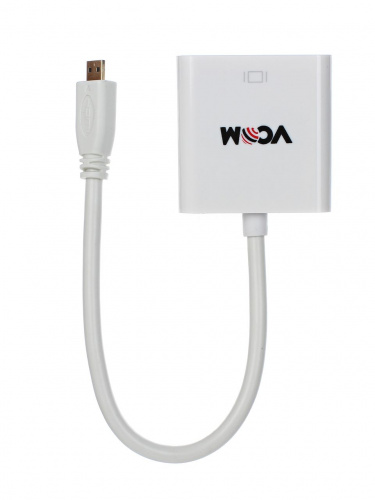 Кабель-переходник VCOM Micro HDMI M=>VGA F, 0.15 м. (1/150) (CG593) Кабель-переходник VCOM Micro HDMI M=>VGA F, 0.15 м. (1/150) (CG593)