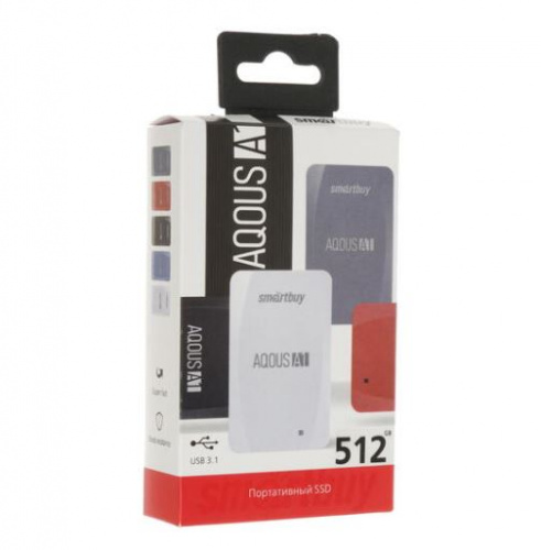 Внешний SSD  Smart Buy   512 GB  A1 Drive красный, 1.8", USB 3.1 (SB512GB-A1R-U31C)