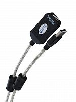 Кабель-адаптер VCOM USB 2.0-repeater, удлинительный активный <AM  - AF>, 15 м. (1/20) (VUS7049-15M)