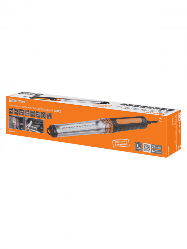 Светильник переносной светодиодный ФП12, SMD 10 Вт, 800 лм, 230 В, IP65, шнур 5 м, сетевой, TDM (1/10) (SQ0306-0012) фото 3