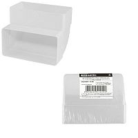 Соединительное колено вертикальное 90 гр. для прямоугольных воздуховодов, 55х110, TDM (1/1/70) (SQ1807-1730)