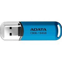 Флеш-накопитель USB  64GB  A-Data  C906  синий (AC906-64G-RWB)