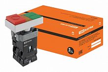 Кнопка BW8465 "I-O" сдвоенная с подсветкой1з+1р TDM (SQ0704-0057)