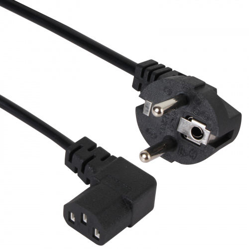 Кабель комп - розетка 220V EU (угол-угол) 3m, iOpen <ACE021R-3.0M> (1/60) (ACE021R-3M)