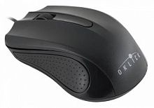 Мышь проводная Oklick 225M (1200dpi), USB(2but),черный (1/60) (997791)