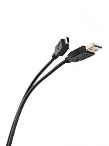 Кабель USB 2.0 A-->mini-B 5P (1,8м) чёрный, Telecom <TC6911BK-1.8M> (1/250)