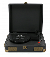 Виниловый проигрыватель RITMIX LP-100 Black, 3 скорости; 33 1/3,45, 78 об в мин c фунцией Автостопа; два встроенных динамика, Jack 3.5 мм, RCA, тонарм (80004591)