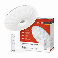 Светильник светодиодный COMFORT ASTRA 55Вт 230В 3000-6500K 4400Лм 385x90мм с пультом ДУ IN HOME (1/5) (4690612035017)