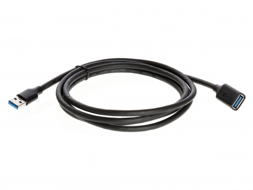 Кабель удлинительный USB 3.0 Am-Af 1.8m TELECOM черный (TUS708-1.8M) (1/75) фото 2