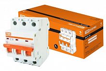 Автоматический выключатель ВА47-29 3Р 4А 4,5кА х-ка С TDM (SQ0206-0103)