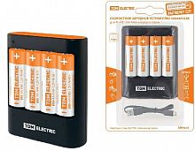 Зарядное устройство TDM 36044Н (3600 mA 4 слота АА/ААА 4 кан.+4xAA2500 USB) (1/1/15) (SQ1702-0101)