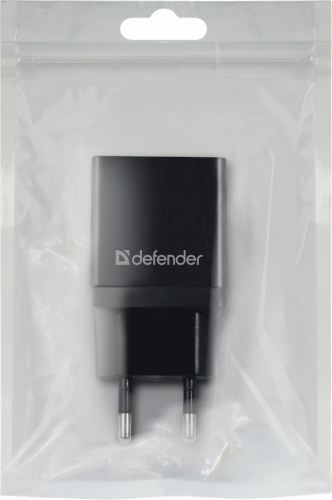 Блок питания сетевой 1 USB DEFENDER EPA-10, черный, 5V/2.1А, пакет (1/50/200) (83572) фото 8