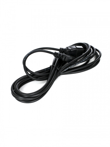 Кабель монитор - компьютер (UPS -> устройство) 220V {IEC-320-C13/C14} 5,0м, Telecom <TP020-5.0-BK> (1/50) фото 2