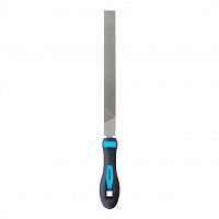 Напильник по металлу SMARTBUY плоский, 250 мм, прорезиненная рукоятка (1/60) (SBT-TF-250Fp2)