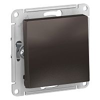Механизм выключателя 1-кл. С/У ATLASDESIGN 10А IP20 (сх. 1) 10AX с самовозвратом механизм мокко Systeme Electric ATN000615 (1/5/20)