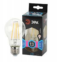 Лампа светодиодная ЭРА F-LED A60-13W-840-E27 Е27 / Е27 13Вт филамент груша нейтральный белый свет (1/100) (Б0035028)