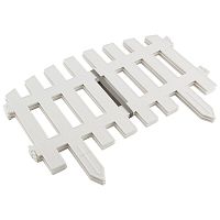 Забор декоративный "RENESSANS" белый (5 секций) (1/7) (007274)