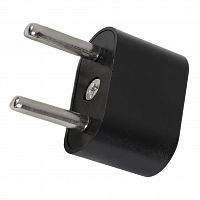 Переходник сетевой SMARTBUY на евро вилку, плоский, черный 10А 250В (1/50) (SBE-10-S07-b)