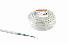 Провод TDM ПВС 2х1 ГОСТ (20м), белый (SQ0118-0018)