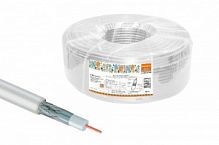Кабель НАРОДНЫЙ коаксиальный RG 6 CCS (100м) для внутр. прокладки, белый (SQ0106-0103)