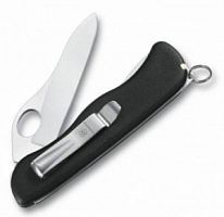 Нож перочинный Victorinox Sentinel One Hand, 111 мм., 5 функций, чёрный (карт. коробка) (0.8416.M3)