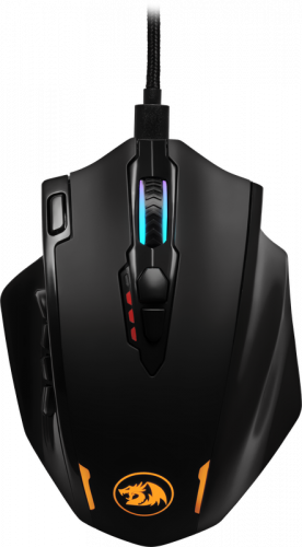 Беспроводная игровая мышь REDRAGON Impact Elite Оптика, RGB, 16000 DPI, б.п., черный  (1/40) (77855) фото 5