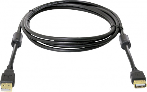 Кабель-удлинитель DEFENDER USB02-06PRO USB2.0, AM-AF, черный, 1.8м.(1/51) (1/50/200) (87429) фото 5
