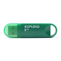 Флеш-накопитель USB  8GB  Exployd  570  зелёный (EX-8GB-570-Green)