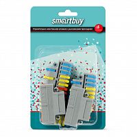 Строительно-монтажная клемма SMARTBUY с рычажками проходная 3-9 полюсов, 5 шт. (SBE-cwcc-3-9-rp) (1/35)