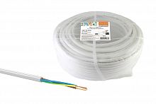 Провод НАРОДНЫЙ ПВСмб 3х1 (10м), белый (1/100/100) (SQ0118-0606)