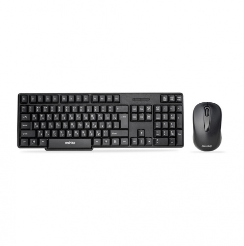 Комплект беспроводной Клавиатура + Мышь Smartbuy ONE, черная (1/20) (SBC-236374AG-K)