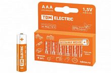 Элемент питания TDM LR03 AAA Alkaline 1,5V PAK-8 (8/96/1152) (SQ1702-0004)