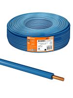 Провод TDM ПуВнг(А)-LS 1х4,0 ГОСТ (100м), синий (SQ0124-0340)