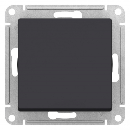 Механизм переключателя проходного 1-кл. С/У ATLASDESIGN Aqua 10А IP44 (сх. 6) 10AX карбон Systeme Electric ATN441061 (1/20)