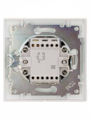 Выключатель 2-х кл. 10А перламутр "Лама" (10/120) TDM (SQ1815-0802) фото 4 Выключатель 2-х кл. 10А перламутр "Лама" (10/120) TDM (SQ1815-0802) фото 4