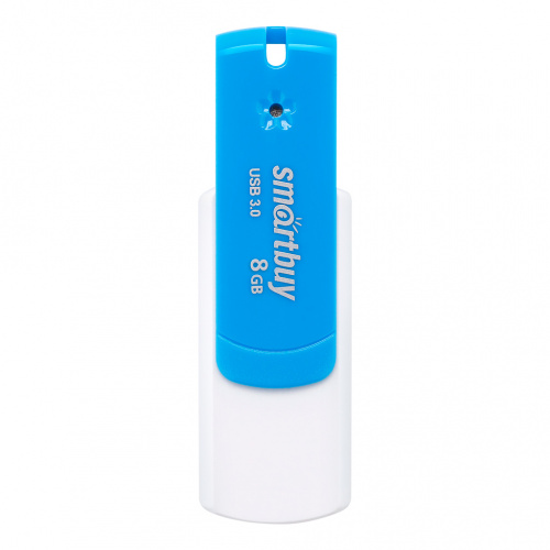 Флеш-накопитель USB 3.0  8GB  Smart Buy  Diamond  синий (SB8GBDB-3)
