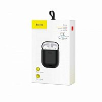 Беспроводное зарядное устройство Baseus, Wireless charger, WIAPPOD-01, 1.0A, силикон, цвет: чёрный (6953156282940)